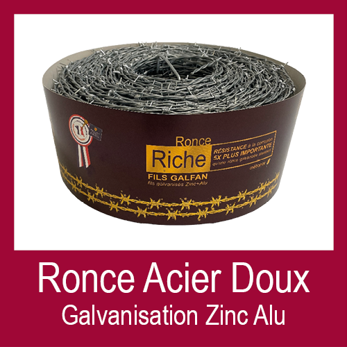 Fiche Technique Ronce Acier Doux Zinc-Alu