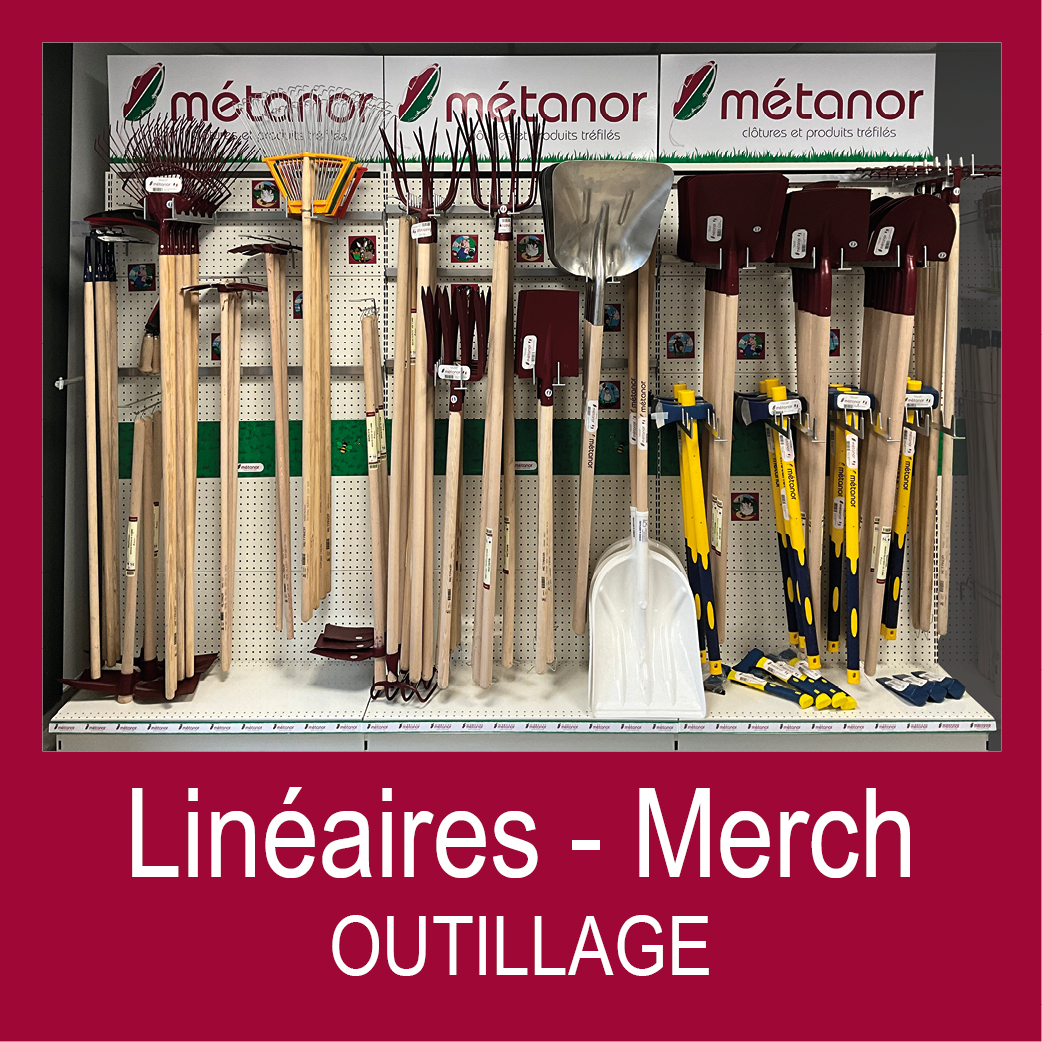 Pitcto-bouton Linéaires merch Outillage picto-bouton pour accéder aux offres de Linéaires Outillage de Métanor